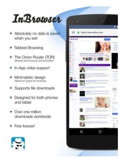 InBrowser - Incognito Browsing APK For Android 